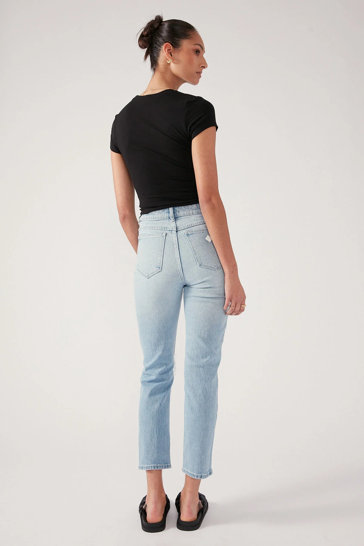 Abrand A 94 High Waisted Slim Jean Gina Rip - Image 5