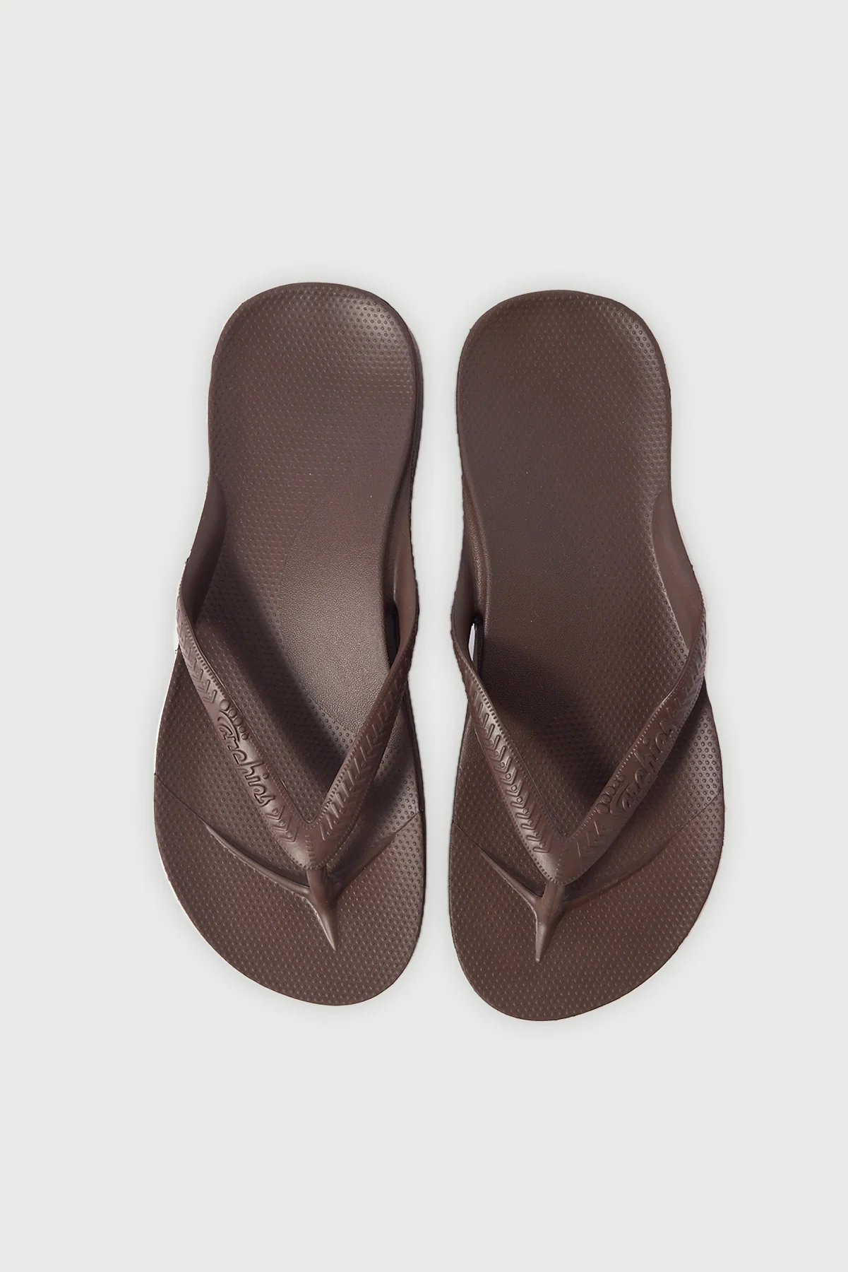 Archies Footwear Arch Support Thong Chocolate Brown - Image 3