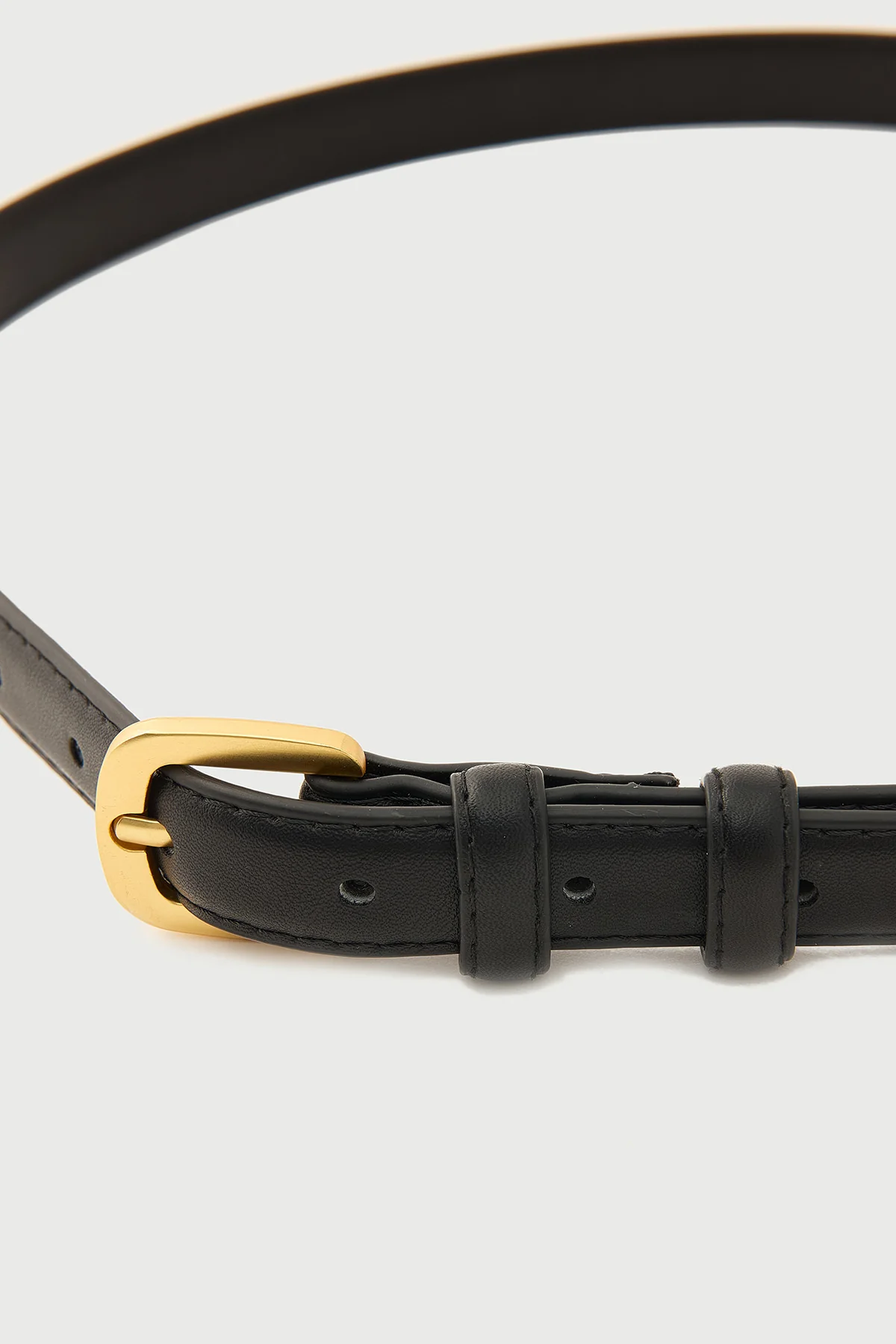 Perfect Stranger Classic Slim Belt Black / Gold - Image 2