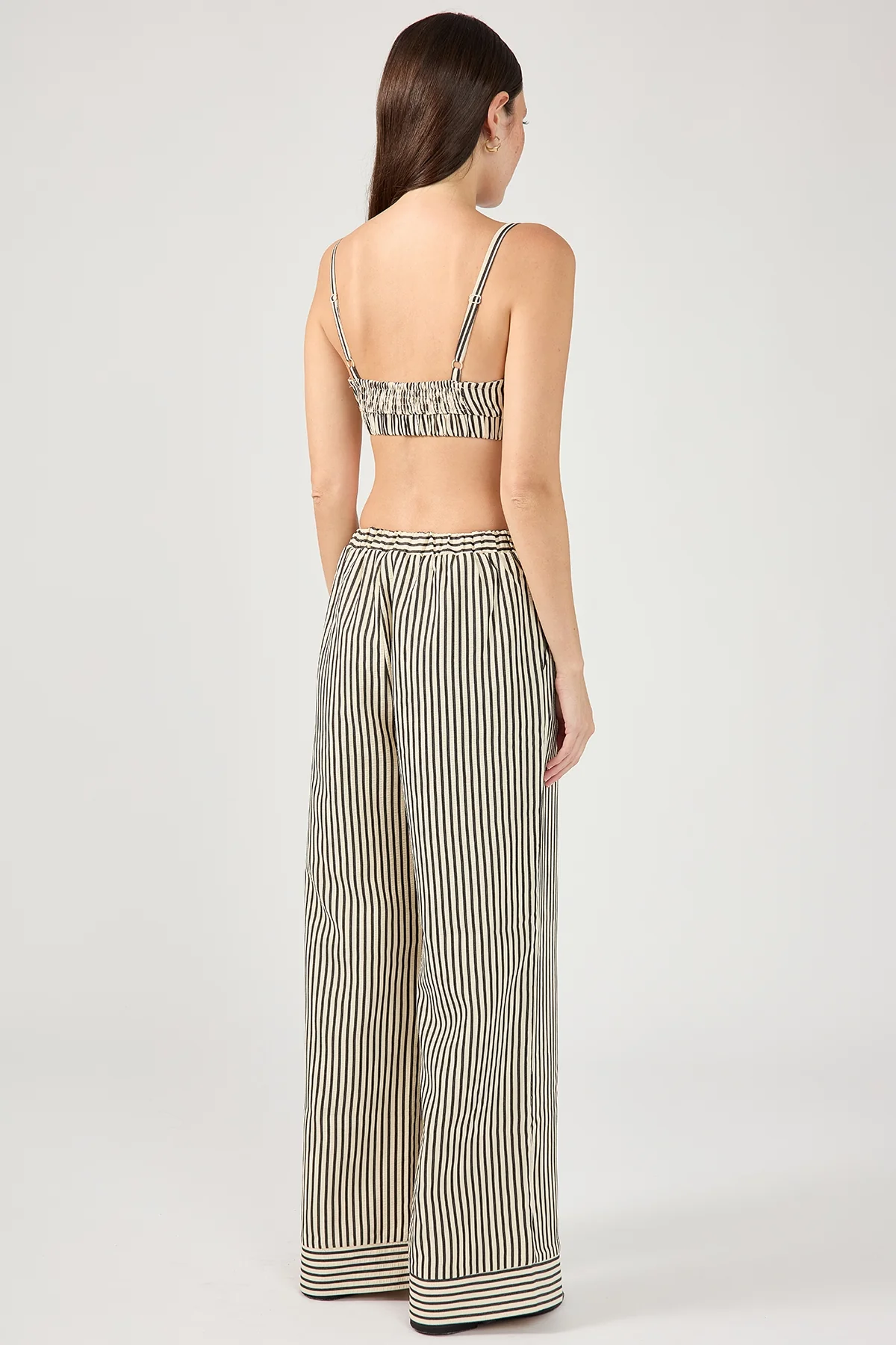 Perfect Stranger Cleo Stripe Straight Leg Pant Black Stripe - Image 6