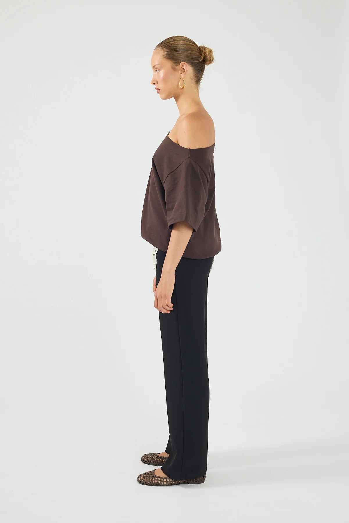 Perfect Stranger Cocona Low Rise Recycled Tailored Pant Black - Image 2