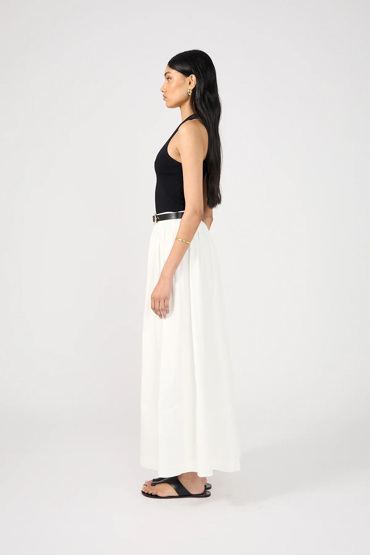 Perfect Stranger Isley Maxi Skirt White - Image 3