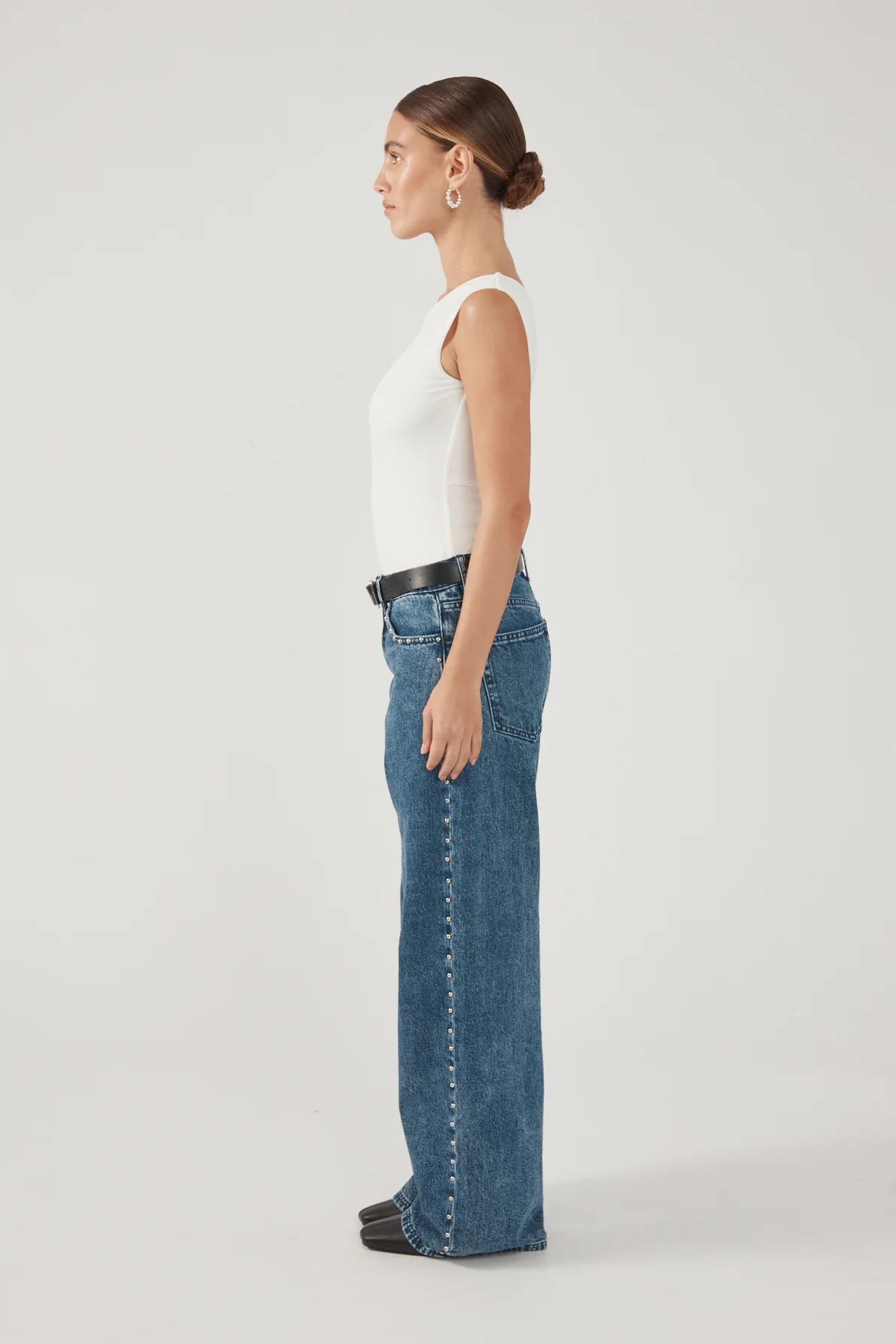 Perfect Stranger Kayla Asym Twist Bodysuit White - Image 5