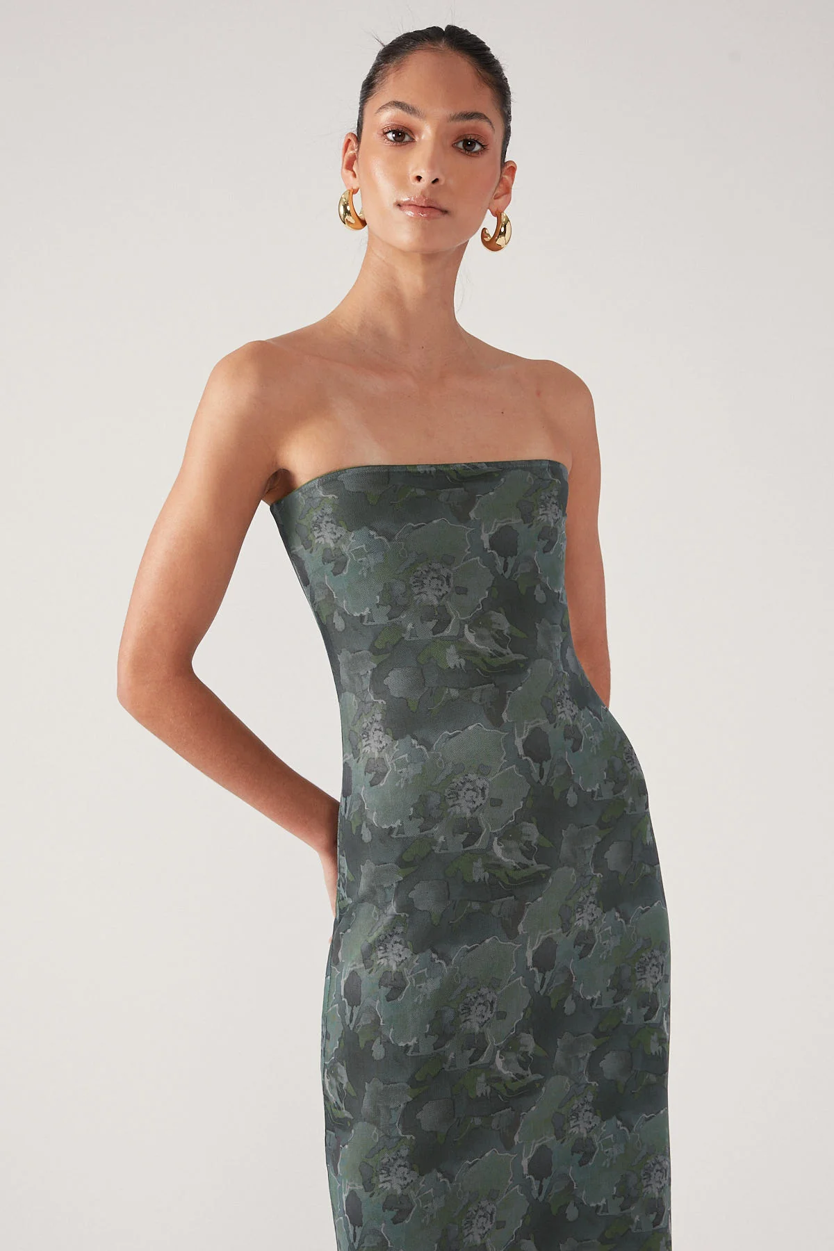 Perfect Stranger Magnolia Blur Midi Dress Multi - Image 3