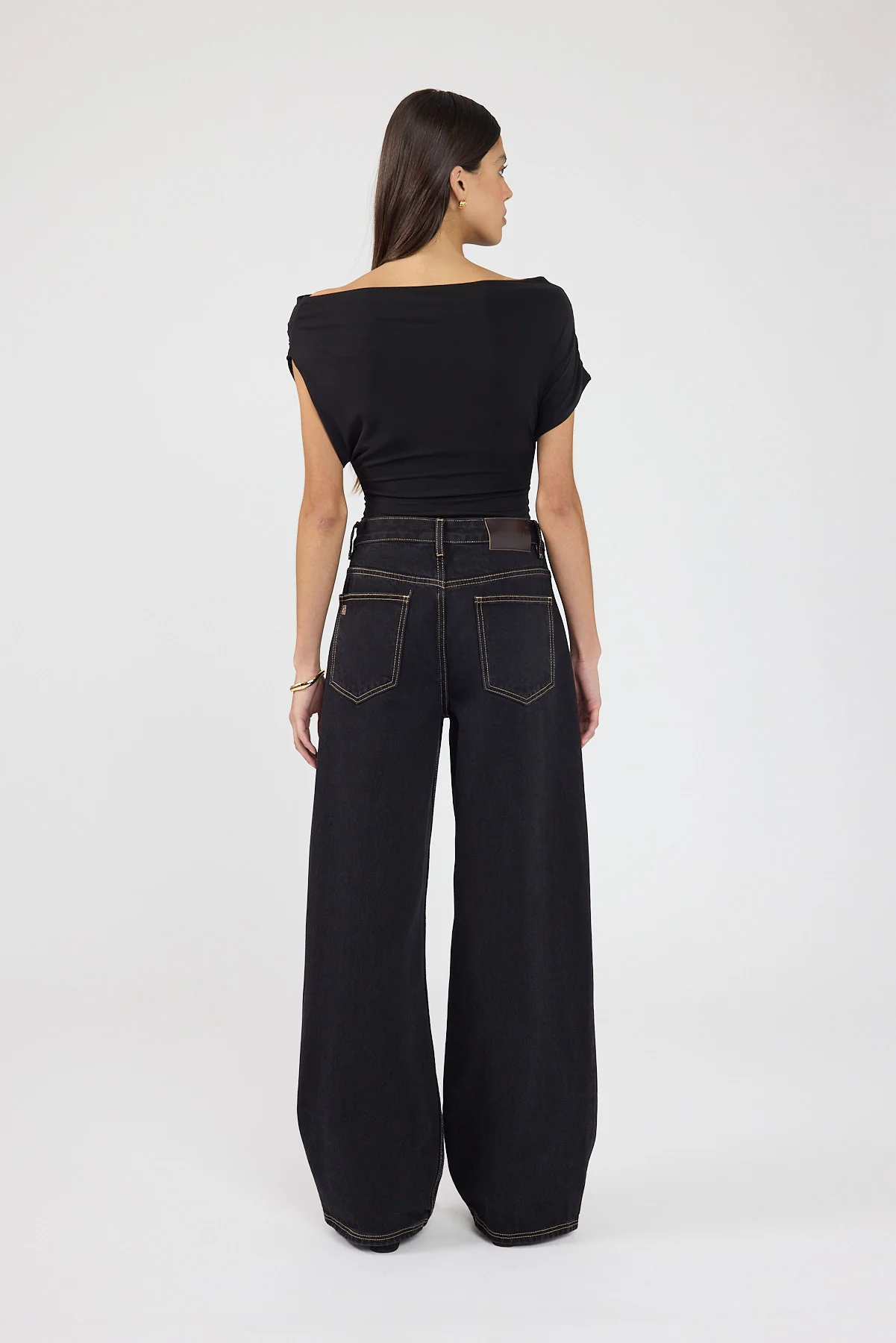 Perfect Stranger MID RISE BAGGY JEAN Washed Black - Image 3