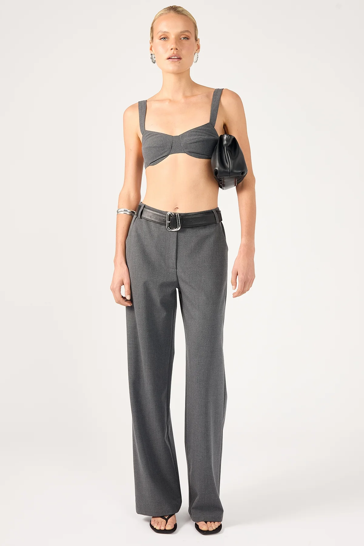 Perfect Stranger Monica Tailored Bralette Grey - Image 4