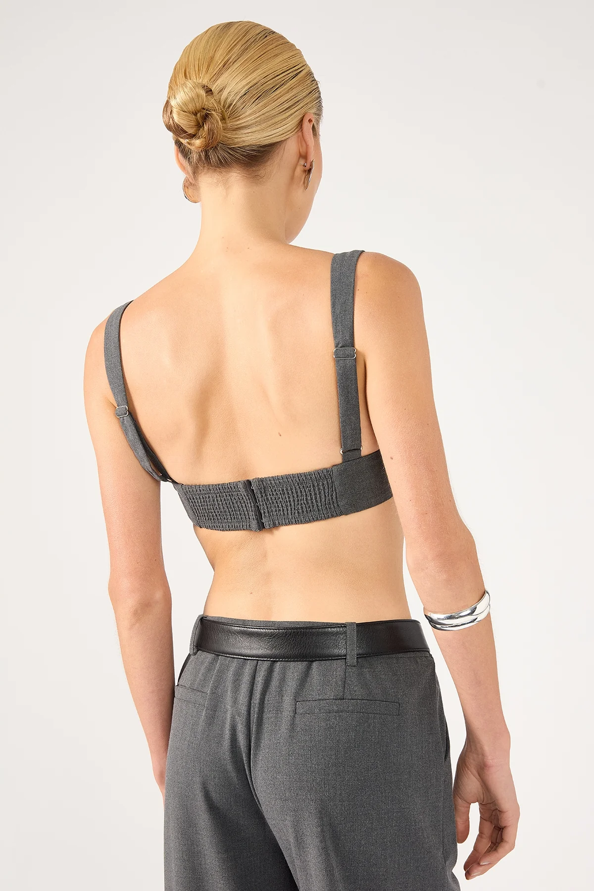 Perfect Stranger Monica Tailored Bralette Grey - Image 5
