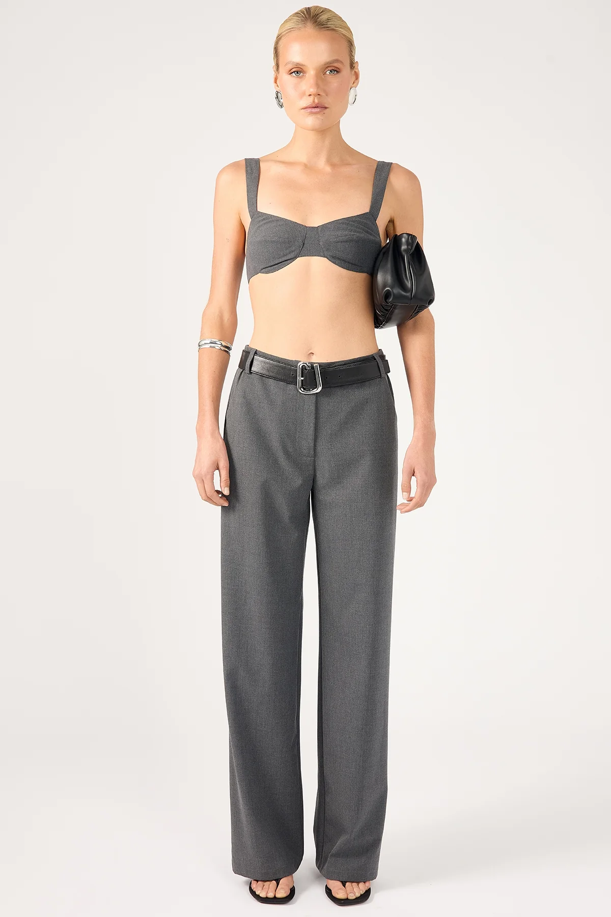 Perfect Stranger Monica Tailored Bralette Grey - Image 6