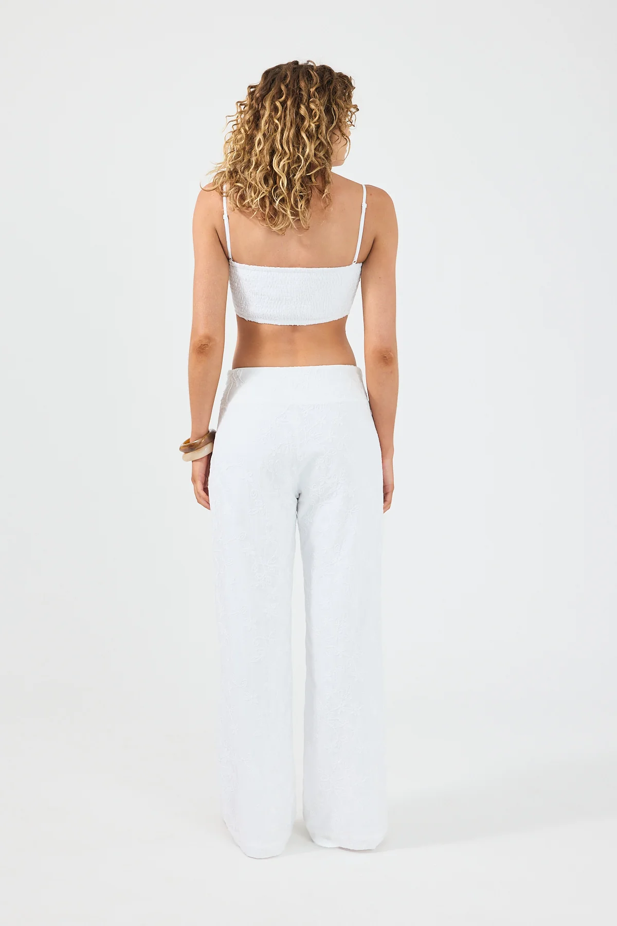 Perfect Stranger Pascal Jacquard Bralette White - Image 5