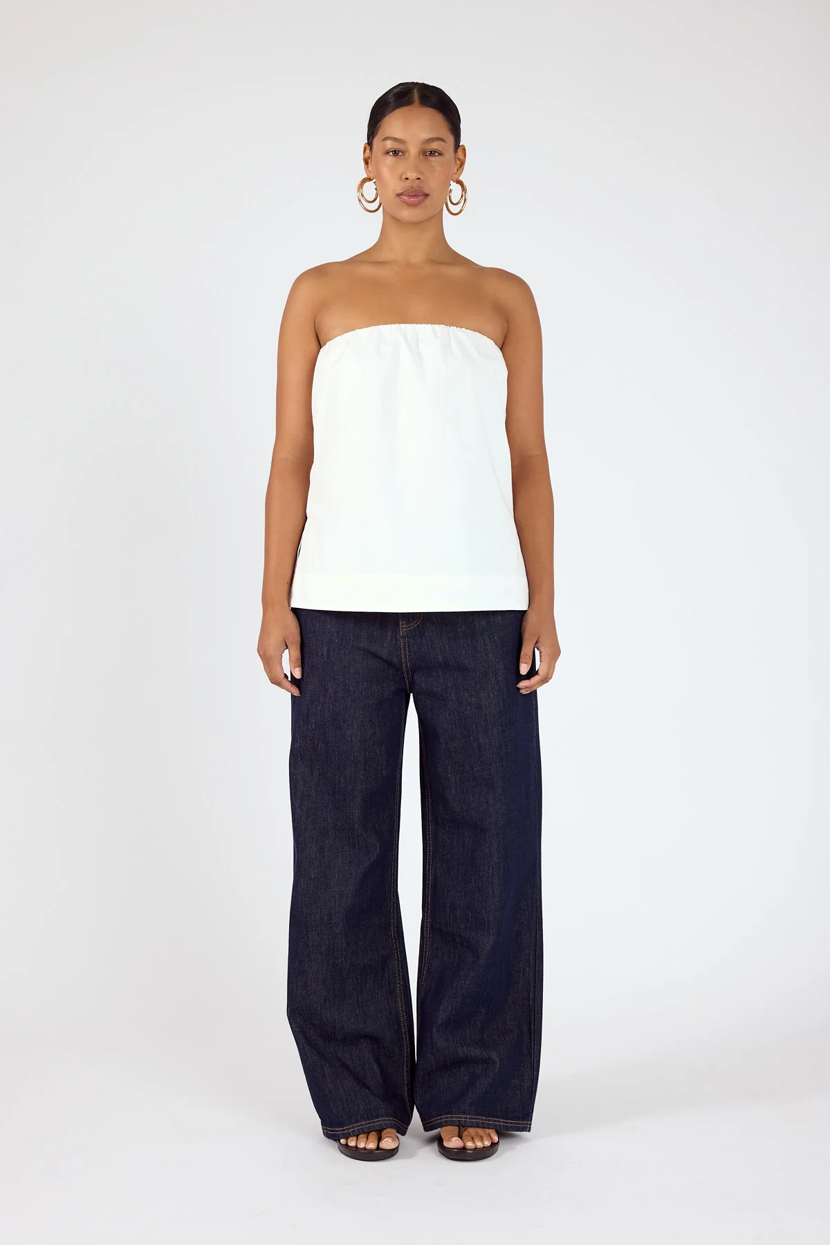 Perfect Stranger Penelope Strapless Top White
