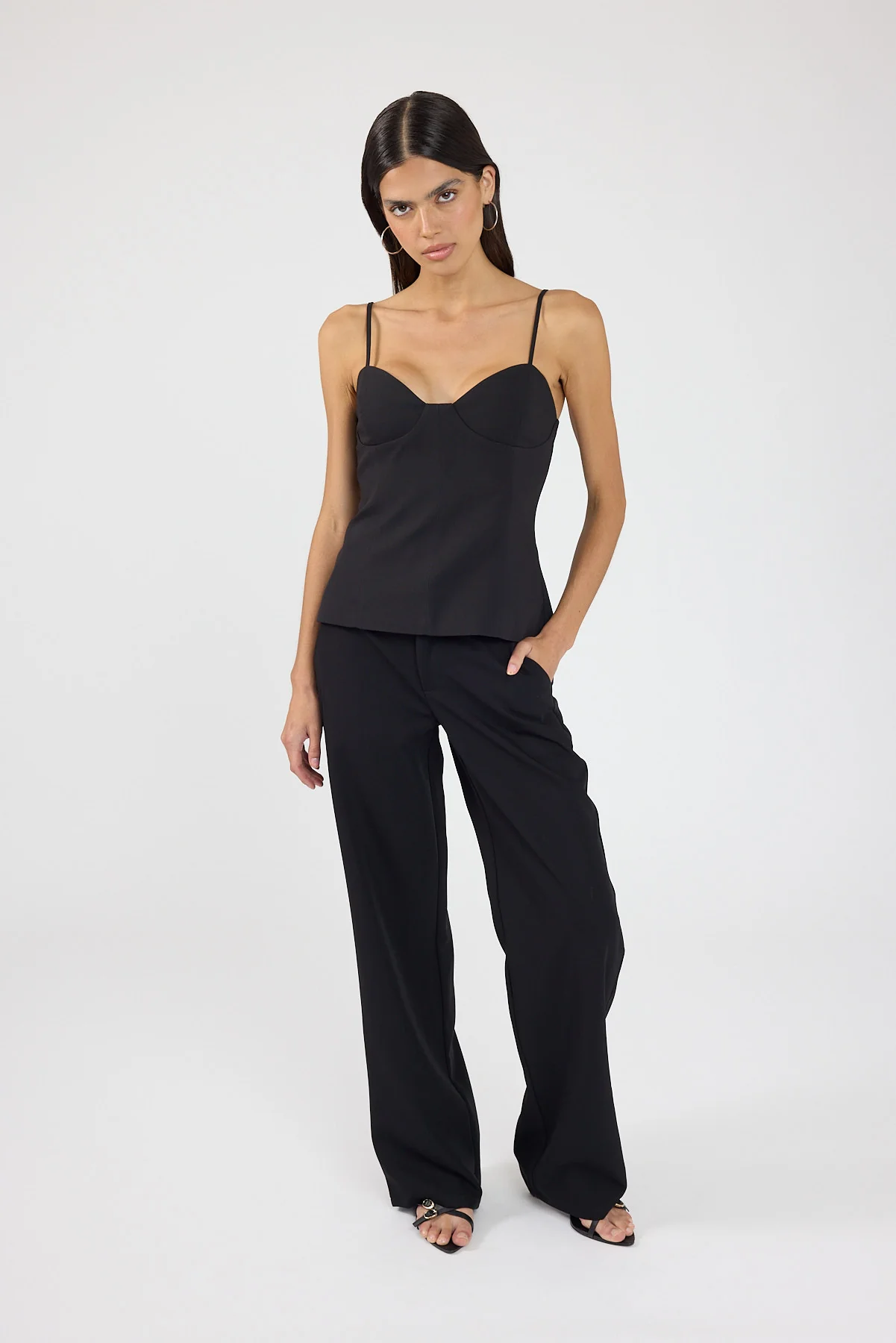Perfect Stranger Rio Bodice Top Black - Image 4