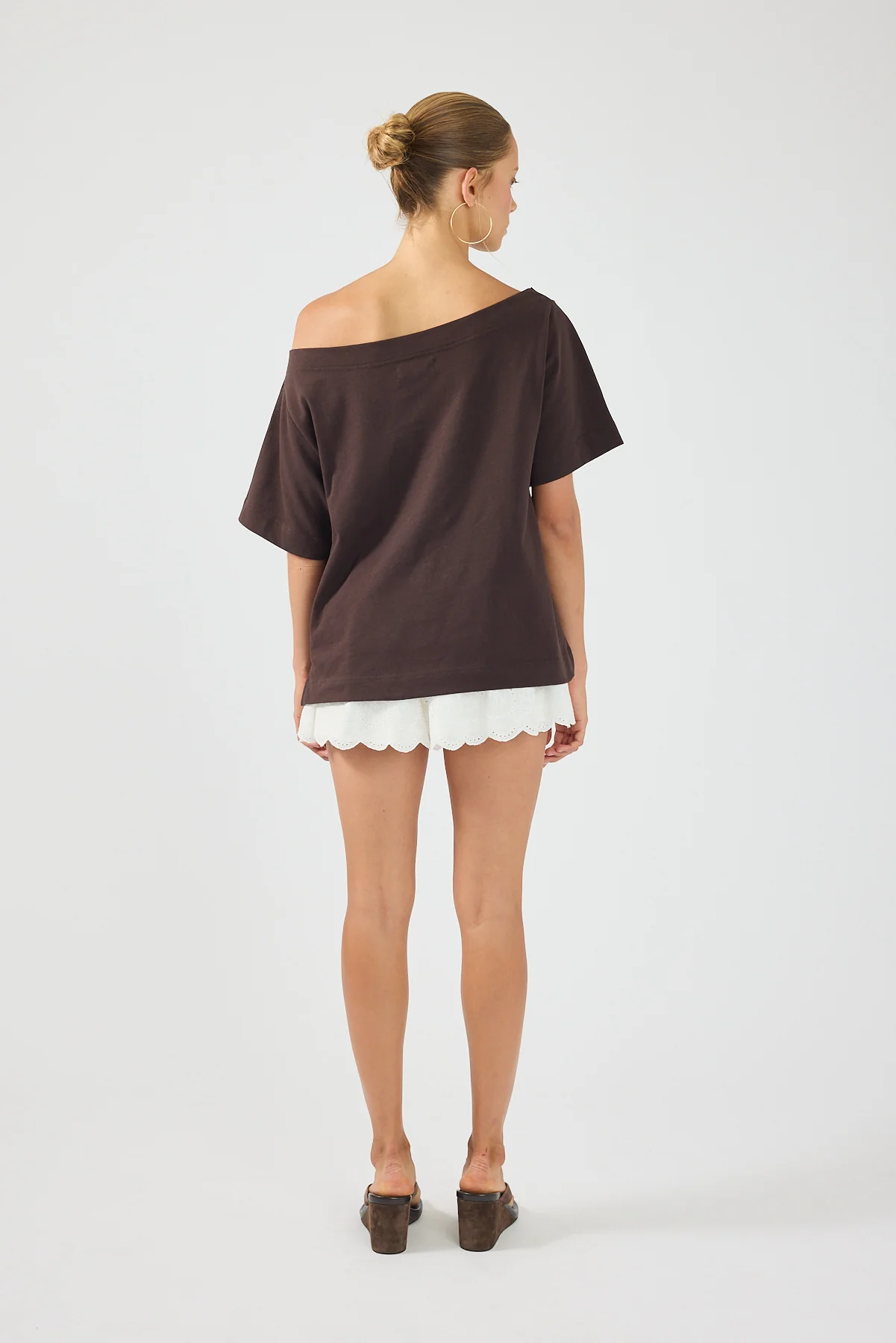 Perfect Stranger Sammy Broderie Shorts White - Image 3