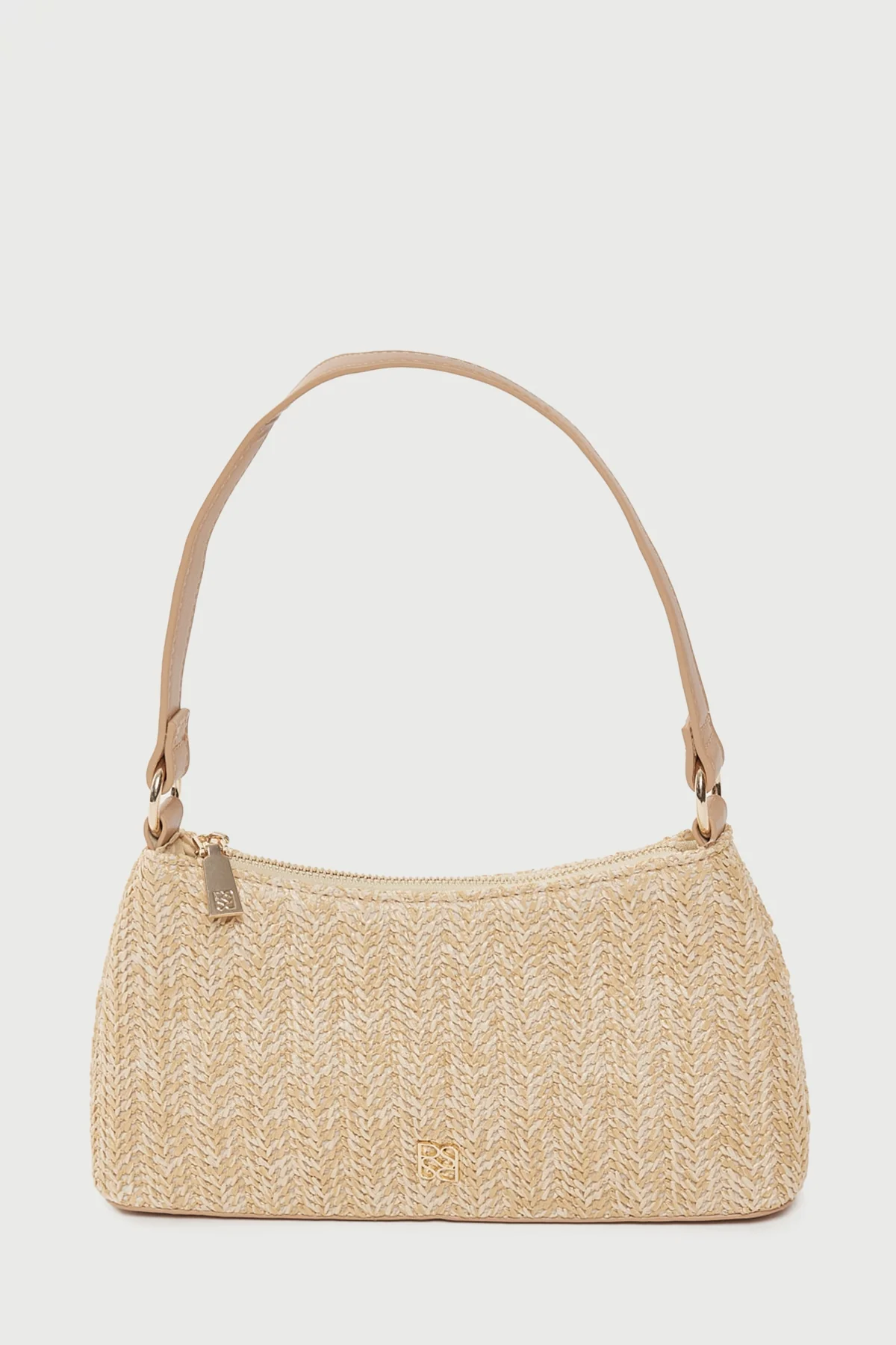 Perfect Stranger Serene Raffia Shoulder Bag Natural