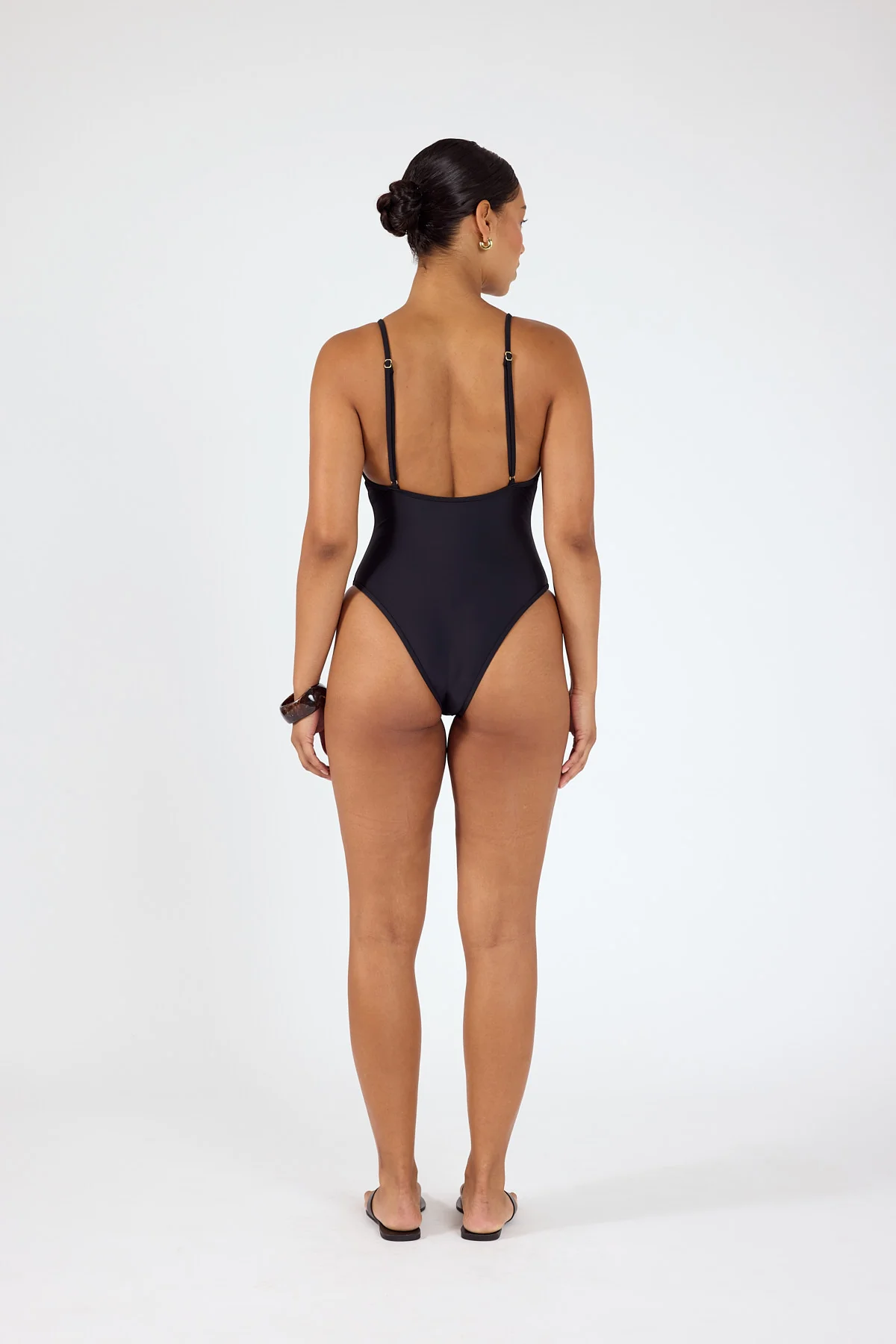 Perfect Stranger Spice Sunset One Piece Bodysuit Black - Image 4
