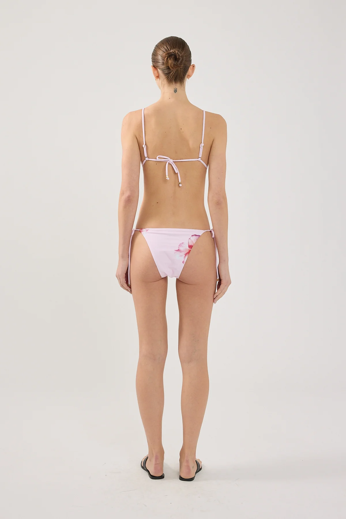 Perfect Stranger Zimi Flower Tie Bikini Top Pink - Image 3